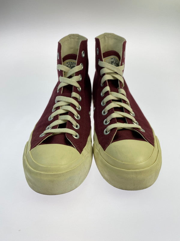 【中古品】【メンズ】 WTAPS ダブルタップス CANVAS HI キャンバス ハイ スニーカー 靴 162-250807-jt-21-min サイズ：US ８ 26.0cm カラー：ワインレッド 万代Net店