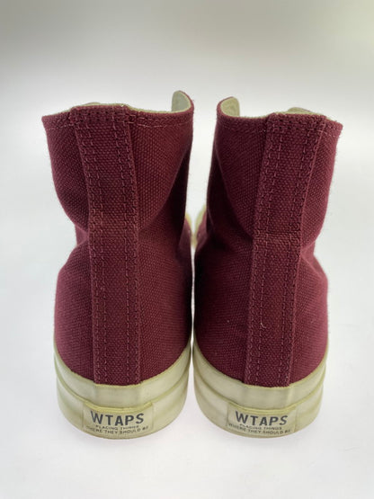 【中古品】【メンズ】 WTAPS ダブルタップス CANVAS HI キャンバス ハイ スニーカー 靴 162-250807-jt-21-min サイズ：US ８ 26.0cm カラー：ワインレッド 万代Net店