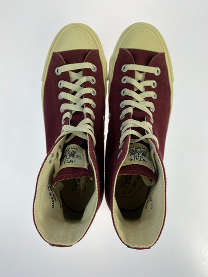 【中古品】【メンズ】 WTAPS ダブルタップス CANVAS HI キャンバス ハイ スニーカー 靴 162-250807-jt-21-min サイズ：US ８ 26.0cm カラー：ワインレッド 万代Net店