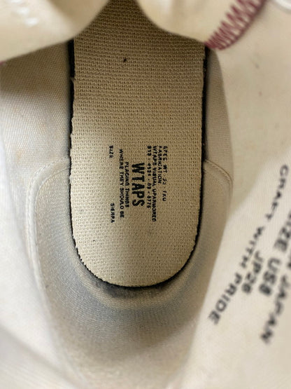 【中古品】【メンズ】 WTAPS ダブルタップス CANVAS HI キャンバス ハイ スニーカー 靴 162-250807-jt-21-min サイズ：US ８ 26.0cm カラー：ワインレッド 万代Net店