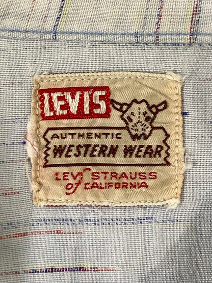 【中古品】【メンズ】 Levi's リーバイス WESTERN WAER 50S WESTERN SHIRT ウェスタンシャツ ロングスリーブ 146-250731-AS-57-min カラー：ブルー系 万代Net店