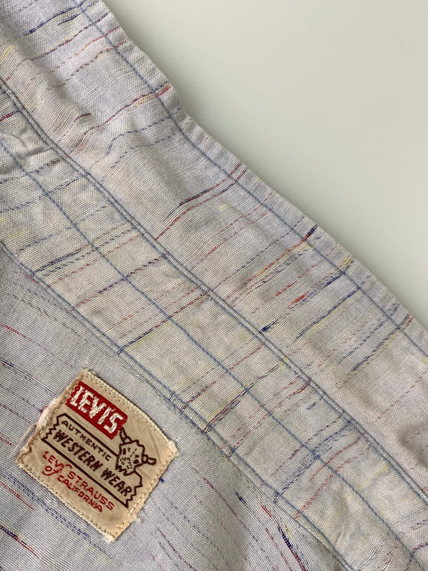 【中古品】【メンズ】 Levi's リーバイス WESTERN WAER 50S WESTERN SHIRT ウェスタンシャツ ロングスリーブ 146-250731-AS-57-min カラー：ブルー系 万代Net店