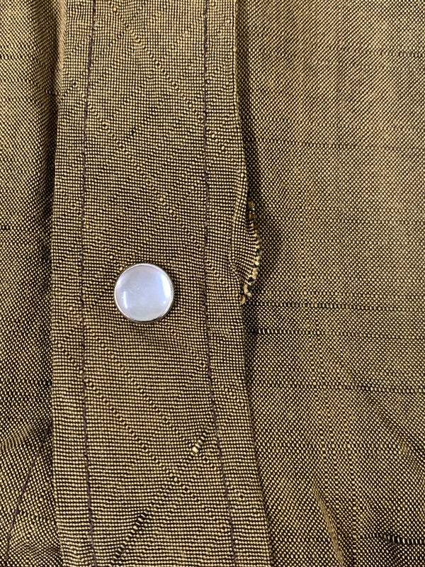 【中古品】【メンズ】 H BAR C エイチバーシー 50S WESTERN LS SHIRT ウェスタンシャツ ロングスリーブ 146-250731-AS-62-min カラー：ブラウン 万代Net店