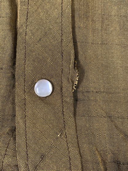 【中古品】【メンズ】 H BAR C エイチバーシー 50S WESTERN LS SHIRT ウェスタンシャツ ロングスリーブ 146-250731-AS-62-min カラー：ブラウン 万代Net店