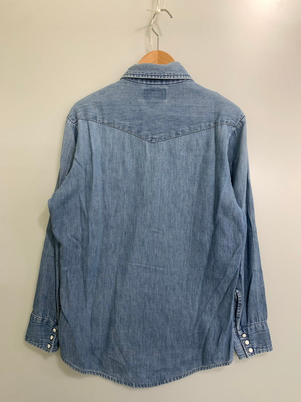 【中古品】【メンズ】 TRIPLE LLL BRAND トリプルエルブランド 70S DENIM WESTERN SHIRT デニムウエスタンシャツ 146-250731-AS-74-min カラー：ブルー 万代Net店