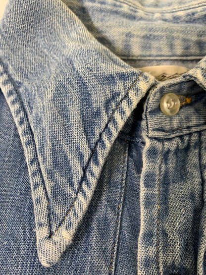 【中古品】【メンズ】 TRIPLE LLL BRAND トリプルエルブランド 70S DENIM WESTERN SHIRT デニムウエスタンシャツ 146-250731-AS-74-min カラー：ブルー 万代Net店