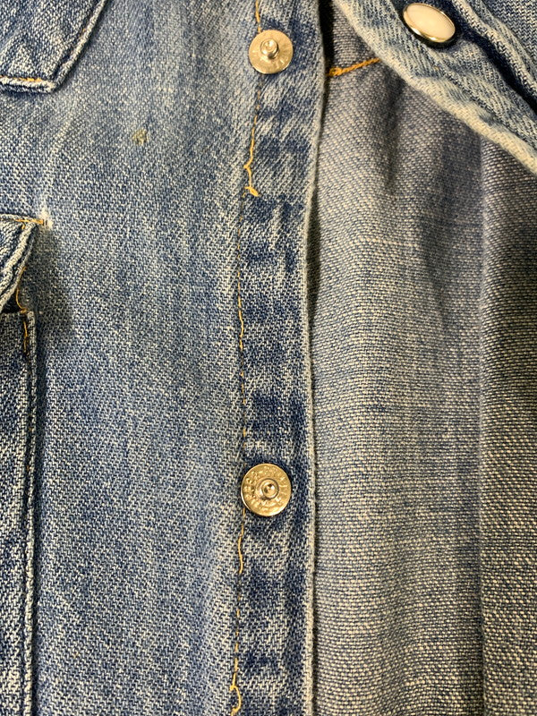 【中古品】【メンズ】 TRIPLE LLL BRAND トリプルエルブランド 70S DENIM WESTERN SHIRT デニムウエスタンシャツ 146-250731-AS-74-min カラー：ブルー 万代Net店