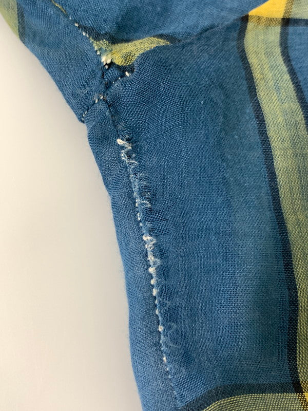 【中古品】【メンズ】 USED 60S SS CHECK SHIRT ショートスリーブ チェックシャツ 146-250731-AS-73-min カラー：ブルー 万代Net店