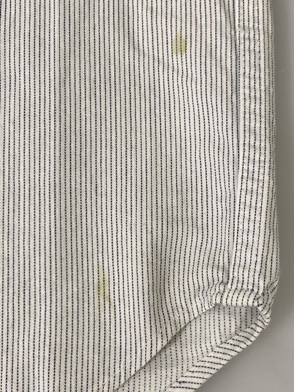 【現状渡し品】【メンズ】 JACKSON TWIST TWILL 60S SS SHIRT ショートスリーブ シャツ 146-250731-AS-72-min カラー：ホワイト/ネイビー 万代Net店