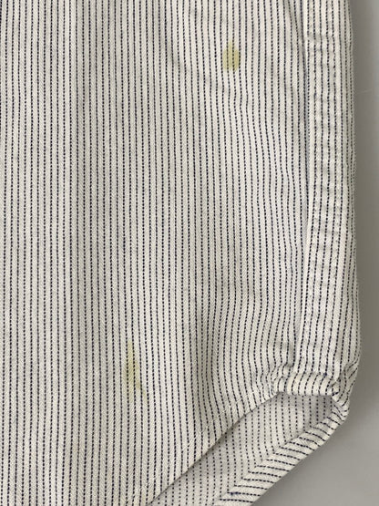 【現状渡し品】【メンズ】 JACKSON TWIST TWILL 60S SS SHIRT ショートスリーブ シャツ 146-250731-AS-72-min カラー：ホワイト/ネイビー 万代Net店