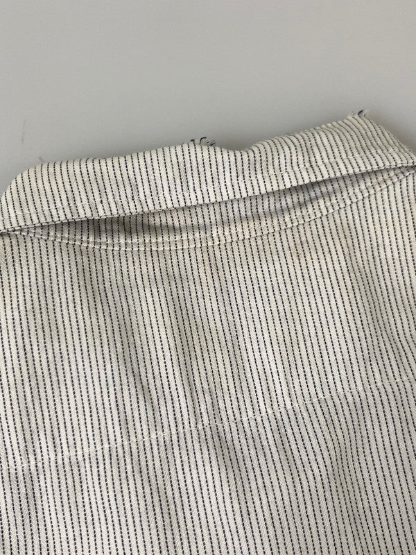 【現状渡し品】【メンズ】 JACKSON TWIST TWILL 60S SS SHIRT ショートスリーブ シャツ 146-250731-AS-72-min カラー：ホワイト/ネイビー 万代Net店