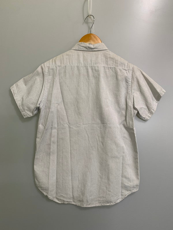 【現状渡し品】【メンズ】 JACKSON TWIST TWILL 60S SS SHIRT ショートスリーブ シャツ 146-250731-AS-72-min カラー：ホワイト/ネイビー 万代Net店