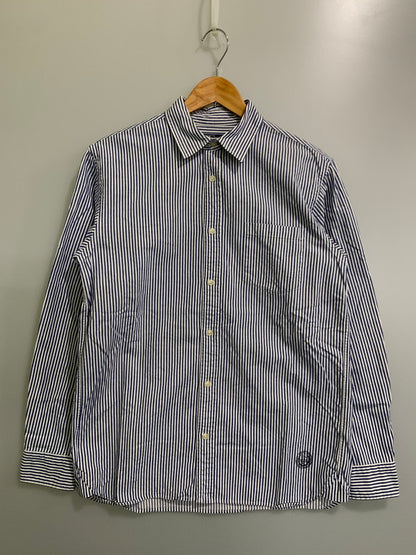 【中古品】【メンズ】 POLO RALPH LAUREN ポロ・ラルフローレン 90S STRIPE SHIRT ストライプシャツ ロングスリーブ 146-250731-AS-75-min サイズ：170 カラー：ブルー/ホワイト 万代Net店