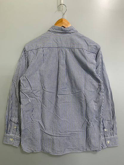 【中古品】【メンズ】 POLO RALPH LAUREN ポロ・ラルフローレン 90S STRIPE SHIRT ストライプシャツ ロングスリーブ 146-250731-AS-75-min サイズ：170 カラー：ブルー/ホワイト 万代Net店