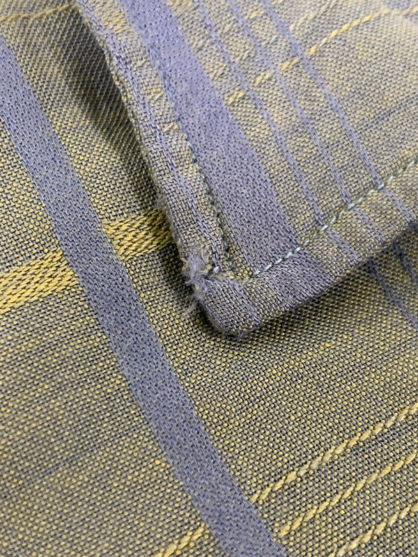 【中古品】【メンズ】 USED 60S OPEN COLLAR CHECK SHIRT オープンカラー チェックシャツ ロングスリーブ 146-250731-AS-63-min カラー：グレー系 万代Net店