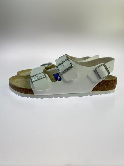 【中古品】【メンズ】 BIRKENSTOCK ビルケンシュトック 0034731 MILANO BS 靴 シューズ サンダル 165-250731-AS-27-min サイズ：42 カラー：ホワイト 万代Net店