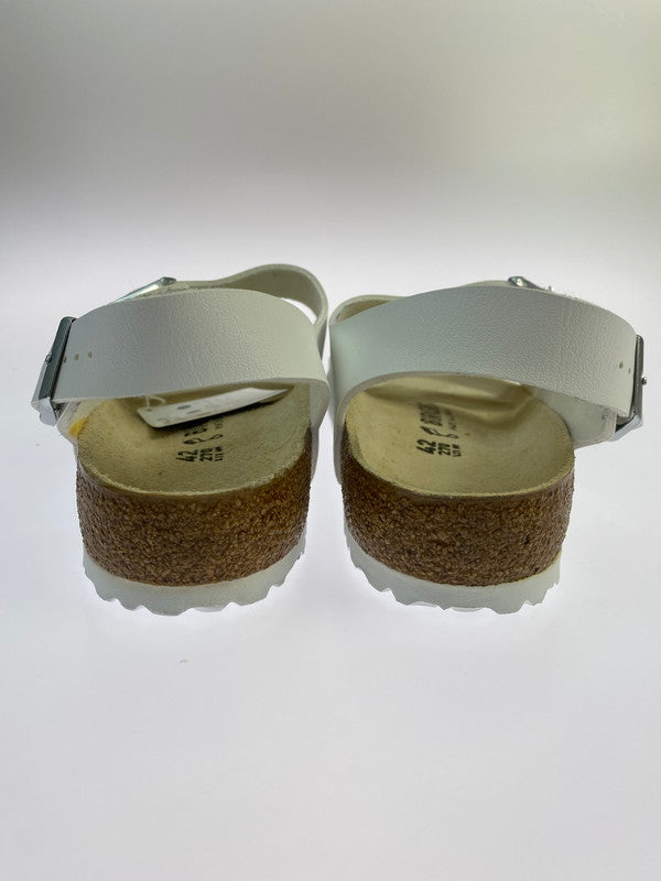 【中古品】【メンズ】 BIRKENSTOCK ビルケンシュトック 0034731 MILANO BS 靴 シューズ サンダル 165-250731-AS-27-min サイズ：42 カラー：ホワイト 万代Net店