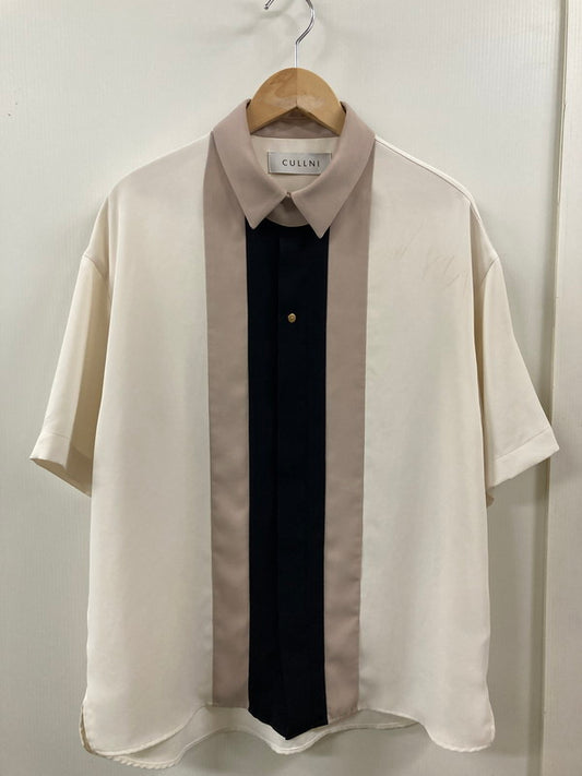 【中古品】【メンズ】 CULLNI クルニ 23-SS-062 STUDIOUS別注 BICOLOR SHIRT バイカラーシャツ トップス 140-250803-ks-05-min サイズ：1 万代Net店