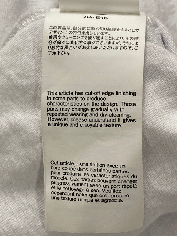 【中古品】【メンズ】 Sacai サカイ 24-0895S 24SS GRAPHIC PRINT LS T‐SHIRT Tシャツ トップス 140-250803-ks-01-min サイズ：1 カラー：ホワイト 万代Net店