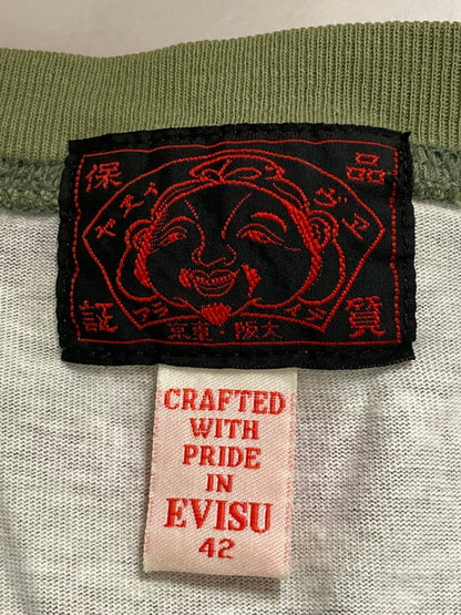 【中古品】【メンズ】 EVISU エヴィス 虎耳 CAMO LS TEE カモ Tシャツ トップス 145-250803-ks-07-min サイズ：42 カラー：カモ 万代Net店