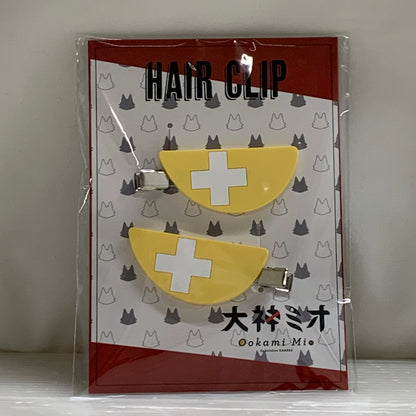 【中古品】 hololive ホロライブ 大神ミオ 誕生日記念2023 ミオとおそろいラバー前髪クリップ Vtuber 053-260430-hu-06-min 万代Net店