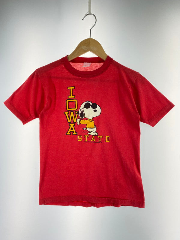 【中古品】【メンズ】 ARTEX アルテックス 90S IOWA STATE SNOOPY TEE 90年代 アイオワ ステート スヌーピー Ｔシャツ メンズ トップス 半袖 146-250804-em-37-min カラー：レッド 万代Net店