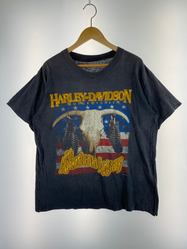 【現状渡し品】【メンズ】 HARLEY DAVIDSON ハーレーダビッドソン 90S AN AMERICAN LEGACY WINCHESTER TEE 90年代 半袖 Ｔシャツ メンズ トップス 146-250804-em-36-min カラー：ブラック 万代Net店