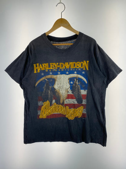 【現状渡し品】【メンズ】 HARLEY DAVIDSON ハーレーダビッドソン 90S AN AMERICAN LEGACY WINCHESTER TEE 90年代 半袖 Ｔシャツ メンズ トップス 146-250804-em-36-min カラー：ブラック 万代Net店
