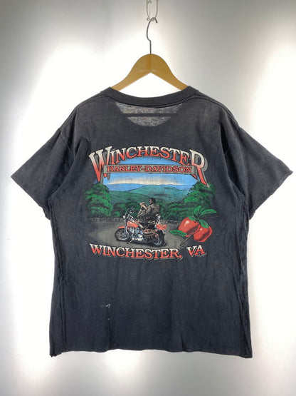 【現状渡し品】【メンズ】 HARLEY DAVIDSON ハーレーダビッドソン 90S AN AMERICAN LEGACY WINCHESTER TEE 90年代 半袖 Ｔシャツ メンズ トップス 146-250804-em-36-min カラー：ブラック 万代Net店