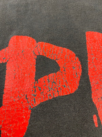 【現状渡し品】【メンズ】 THE EXPLOITED ザ・エクスプロイテッド 90’S HEAT THE BASTARDS TEE 90年代 プリント Ｔシャツ メンズ トップス 半袖 146-250804-em-41-min カラー：ブラック 万代Net店