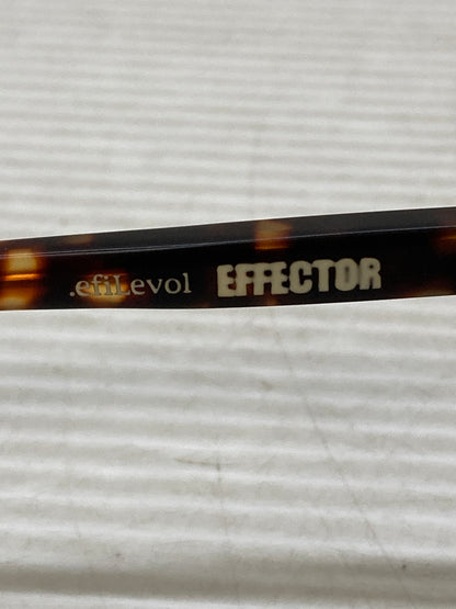 【中古品】【メンズ/レディース】 EFFECTOR × EFILEVOL AW CO エフェクター エフィレボル 眼鏡 度入り 203-250808-yn-05-min カラー：ブラウン系 万代Net店