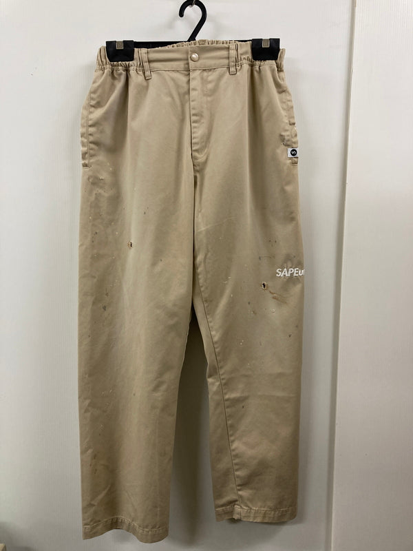 【現状渡し品】【メンズ】 SAPEUR SKATE CHINO PANTS サプール スケート チノパンツ ボトムス 153-250806-yn-04-min サイズ：L カラー：ベージュ 万代Net店