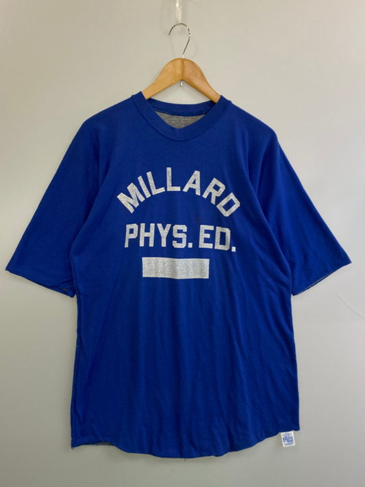 【中古品】【メンズ】 RUSSELL ATHLETIC ラッセルアスレティック 80'S REVERSIBLE TEE 80年代 リバーシブル Ｔシャツ トップス 146-250805-jt-14-min カラー：ブルー/グレー 万代Net店