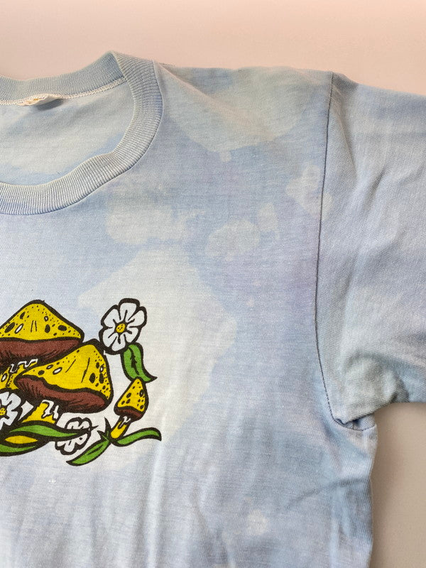 【現状渡し品】【メンズ】 TOWNCRAFT タウンクラフト 70'S MASH PRINT TEE 70年代 マッシュプリント Ｔシャツ トップス 146-250805-jt-13-min サイズ：M カラー：ライトブルー 万代Net店