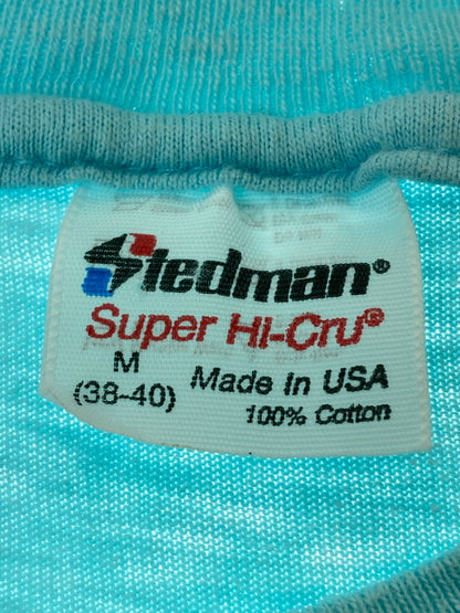 【中古品】【メンズ】 STEDMAN ステッドマン TURTLE BAY HILTON PRINT TEE タートルベイ・ヒルトン プリント Tシャツ トップス メンズ 半袖 146-250804-em-04-min サイズ：M カラー：ライトブルー 万代Net店