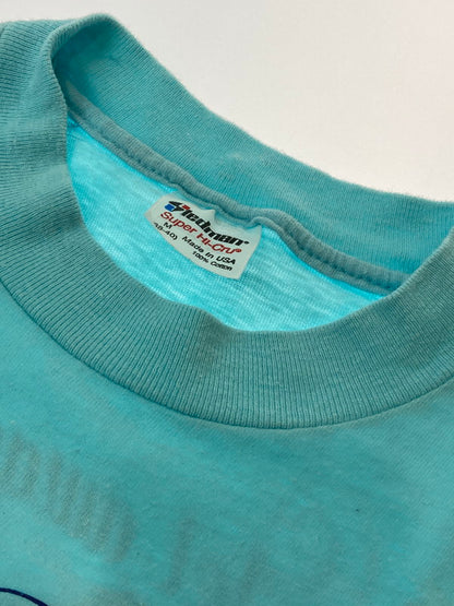【中古品】【メンズ】 STEDMAN ステッドマン TURTLE BAY HILTON PRINT TEE タートルベイ・ヒルトン プリント Tシャツ トップス メンズ 半袖 146-250804-em-04-min サイズ：M カラー：ライトブルー 万代Net店
