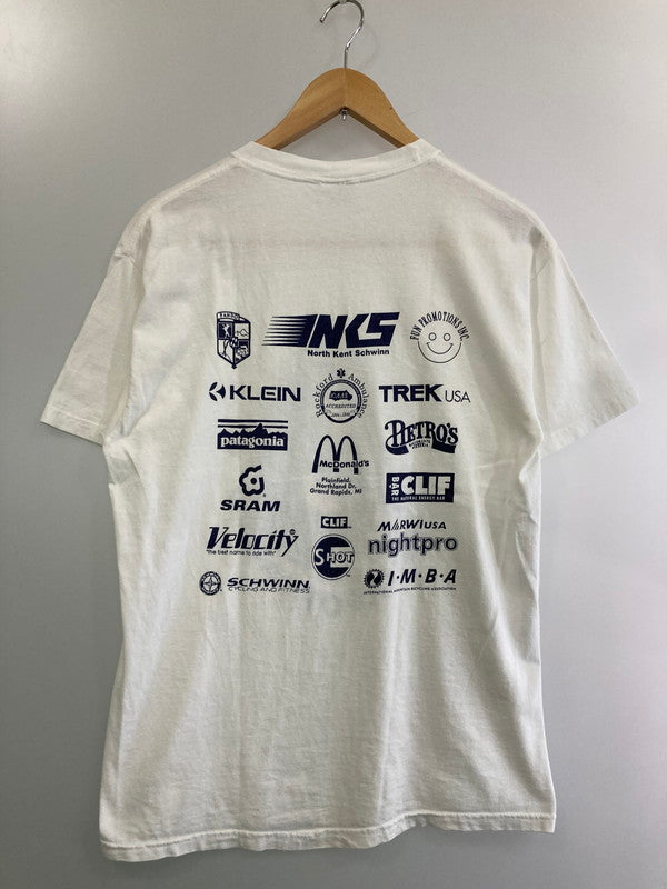 【中古品】【メンズ】 HANES ヘインズ 12 HOURS OF PANDO PRINT TEE プリント Ｔシャツ メンズ トップス 半袖 146-250804-em-16-min サイズ：M カラー：ホワイト 万代Net店