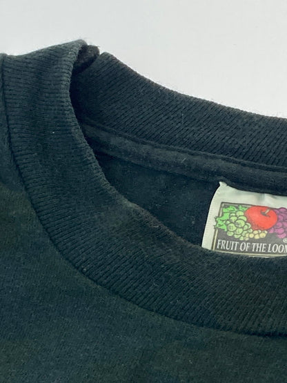 【中古品】【メンズ】 SHURE シュアー PRINT TEE プリント Tシャツ トップス メンズ 半袖 146-250804-em-03-min サイズ：XL カラー：ブラック 万代Net店