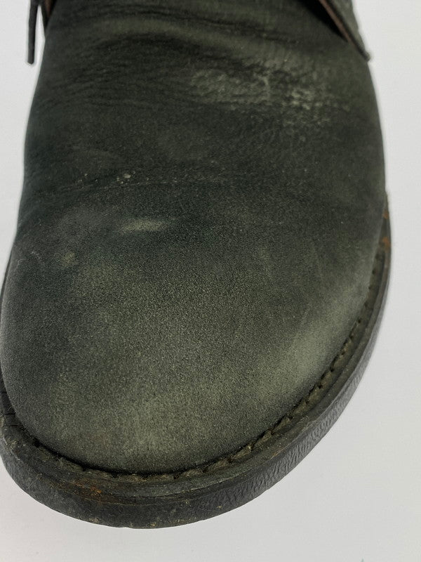 【現状渡し品】【メンズ】 MR.OLIVE ミスターオリーブ WATER PROOF NUBUCK LEATHER CHUKKA BOOTS ME535 ウォータープルーフ ヌバック レザー チャッカ ブーツ 靴 164-250807-jt-08-min サイズ：US 9 1/2 カラー：ブラック 万代Net店