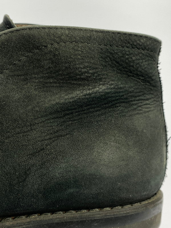 【現状渡し品】【メンズ】 MR.OLIVE ミスターオリーブ WATER PROOF NUBUCK LEATHER CHUKKA BOOTS ME535 ウォータープルーフ ヌバック レザー チャッカ ブーツ 靴 164-250807-jt-08-min サイズ：US 9 1/2 カラー：ブラック 万代Net店