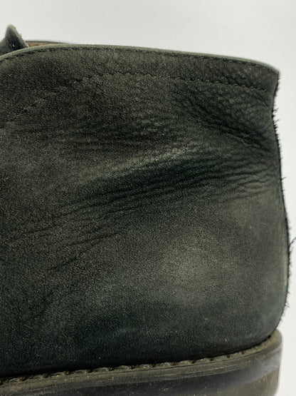 【現状渡し品】【メンズ】 MR.OLIVE ミスターオリーブ WATER PROOF NUBUCK LEATHER CHUKKA BOOTS ME535 ウォータープルーフ ヌバック レザー チャッカ ブーツ 靴 164-250807-jt-08-min サイズ：US 9 1/2 カラー：ブラック 万代Net店