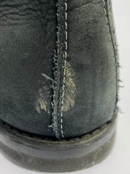 【現状渡し品】【メンズ】 MR.OLIVE ミスターオリーブ WATER PROOF NUBUCK LEATHER CHUKKA BOOTS ME535 ウォータープルーフ ヌバック レザー チャッカ ブーツ 靴 164-250807-jt-08-min サイズ：US 9 1/2 カラー：ブラック 万代Net店