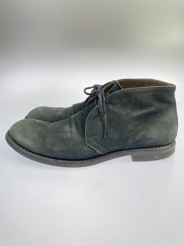 【現状渡し品】【メンズ】 MR.OLIVE ミスターオリーブ WATER PROOF NUBUCK LEATHER CHUKKA BOOTS ME535 ウォータープルーフ ヌバック レザー チャッカ ブーツ 靴 164-250807-jt-08-min サイズ：US 9 1/2 カラー：ブラック 万代Net店