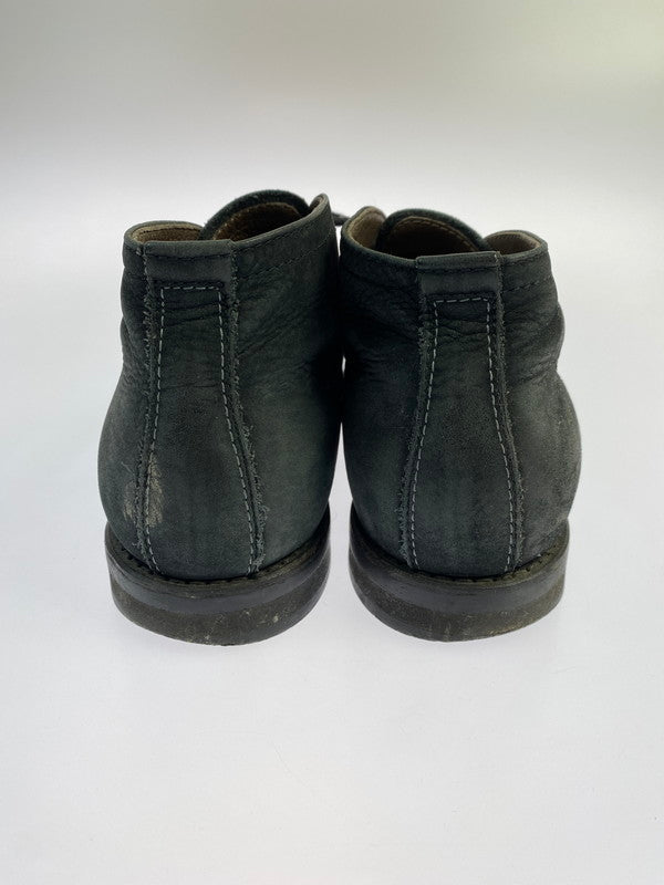 【現状渡し品】【メンズ】 MR.OLIVE ミスターオリーブ WATER PROOF NUBUCK LEATHER CHUKKA BOOTS ME535 ウォータープルーフ ヌバック レザー チャッカ ブーツ 靴 164-250807-jt-08-min サイズ：US 9 1/2 カラー：ブラック 万代Net店