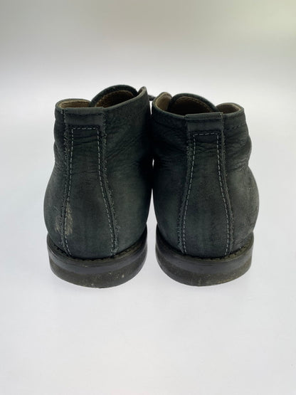 【現状渡し品】【メンズ】 MR.OLIVE ミスターオリーブ WATER PROOF NUBUCK LEATHER CHUKKA BOOTS ME535 ウォータープルーフ ヌバック レザー チャッカ ブーツ 靴 164-250807-jt-08-min サイズ：US 9 1/2 カラー：ブラック 万代Net店