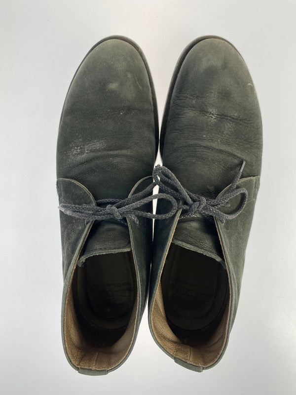 【現状渡し品】【メンズ】 MR.OLIVE ミスターオリーブ WATER PROOF NUBUCK LEATHER CHUKKA BOOTS ME535 ウォータープルーフ ヌバック レザー チャッカ ブーツ 靴 164-250807-jt-08-min サイズ：US 9 1/2 カラー：ブラック 万代Net店