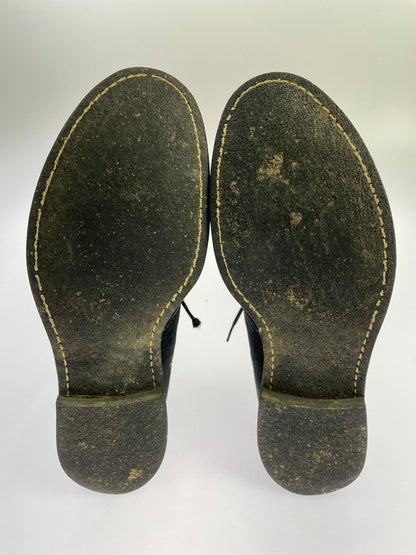 【現状渡し品】【メンズ】 MR.OLIVE ミスターオリーブ WATER PROOF NUBUCK LEATHER CHUKKA BOOTS ME535 ウォータープルーフ ヌバック レザー チャッカ ブーツ 靴 164-250807-jt-08-min サイズ：US 9 1/2 カラー：ブラック 万代Net店