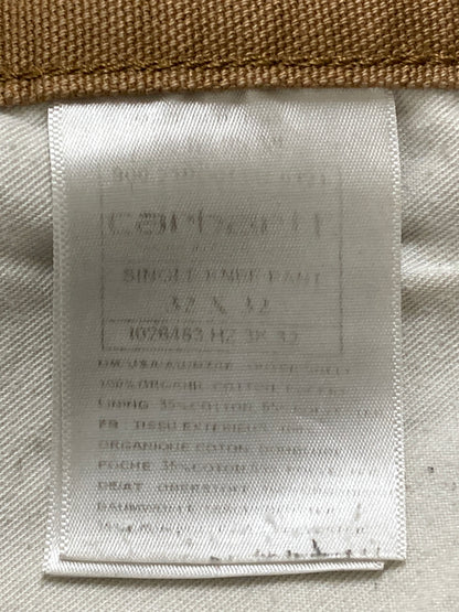 【現状渡し品】【メンズ】 Carhartt カーハート SINGLE KNEE PANT シングルニーパンツ ボトムス 153-250806-yn-01-min サイズ：32×32 カラー：ブラウン系 万代Net店