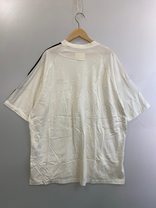 【中古品】【メンズ】 Y-3 ワイスリー 3S SS TEE HZ8871 3ストライプ 半袖Ｔシャツ トップス 140-250805-jt-15-min サイズ：2XL カラー：ホワイト 万代Net店