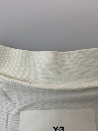 【中古品】【メンズ】 Y-3 ワイスリー 3S SS TEE HZ8871 3ストライプ 半袖Ｔシャツ トップス 140-250805-jt-15-min サイズ：2XL カラー：ホワイト 万代Net店